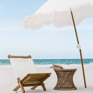 Beach Umbrella and Chairs